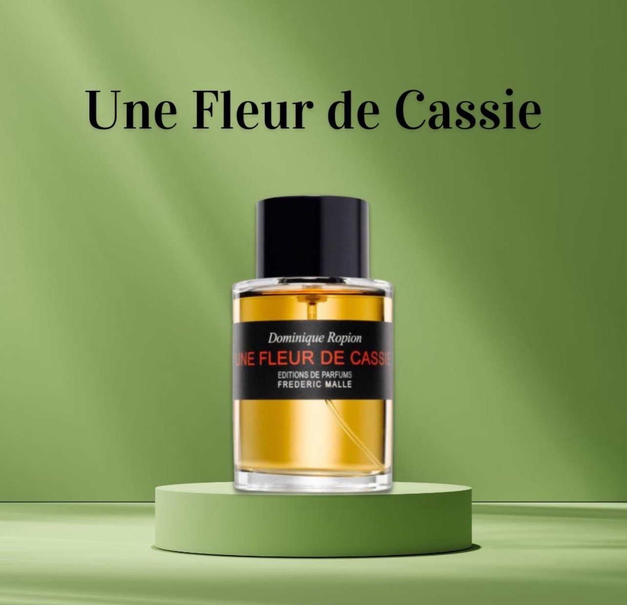 Une Fleur de Cassie perfume bottle from Simi Secret, Lagos