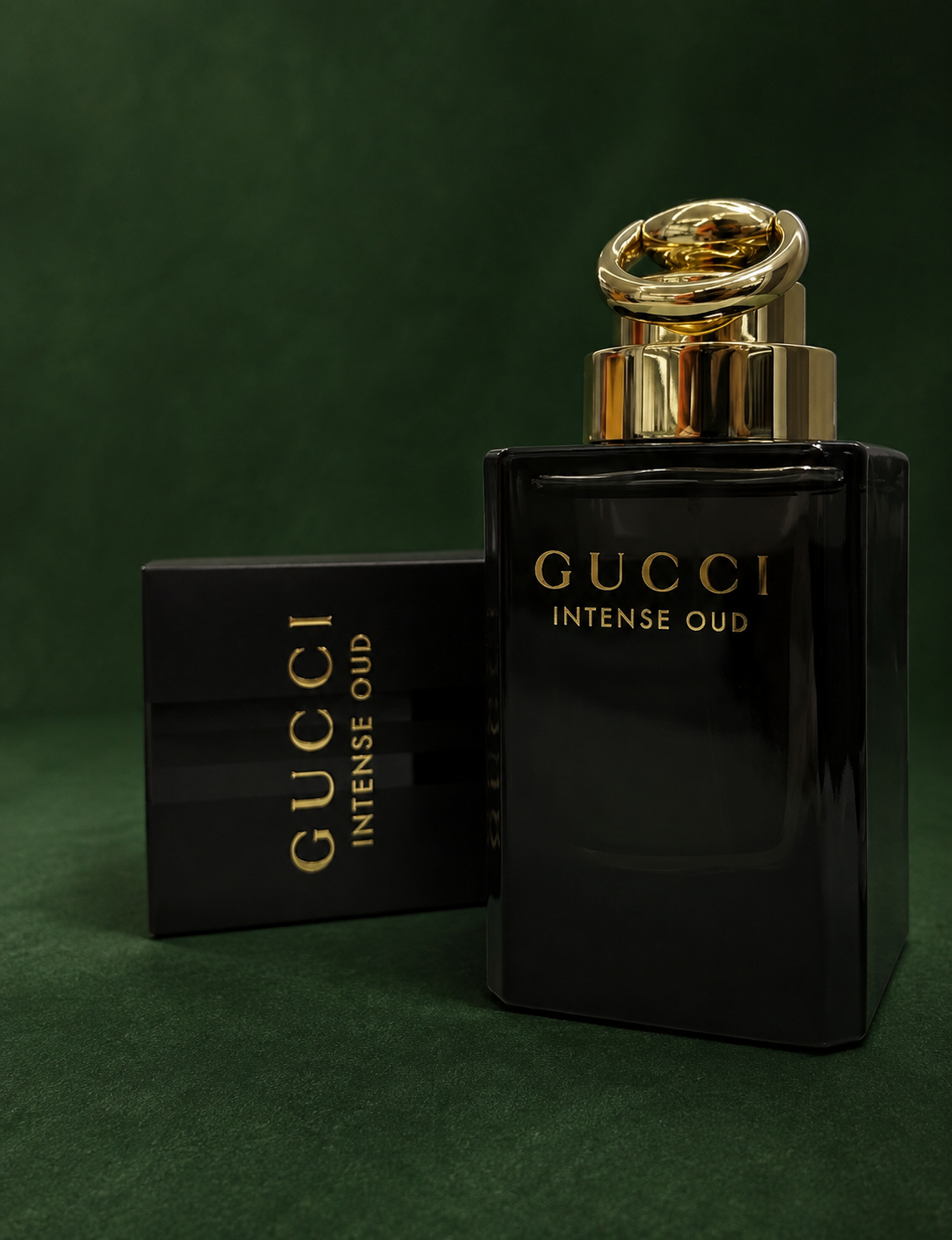 Gucci Intense Oud EDP perfume bottle from Simi Secret, Lagos