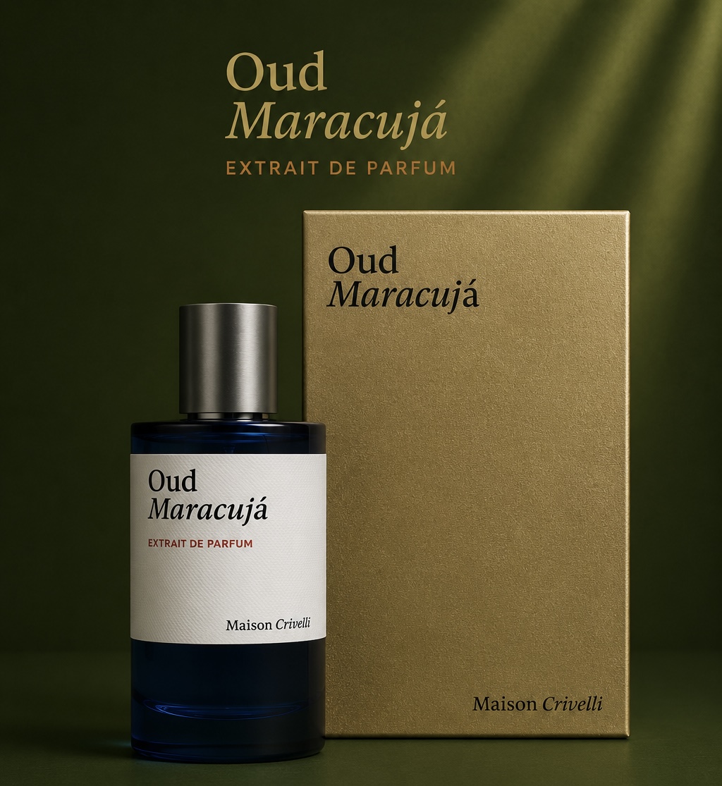 Maison crivelli Oud Maracuja EDP perfume bottle from Simi Secret, Lagos