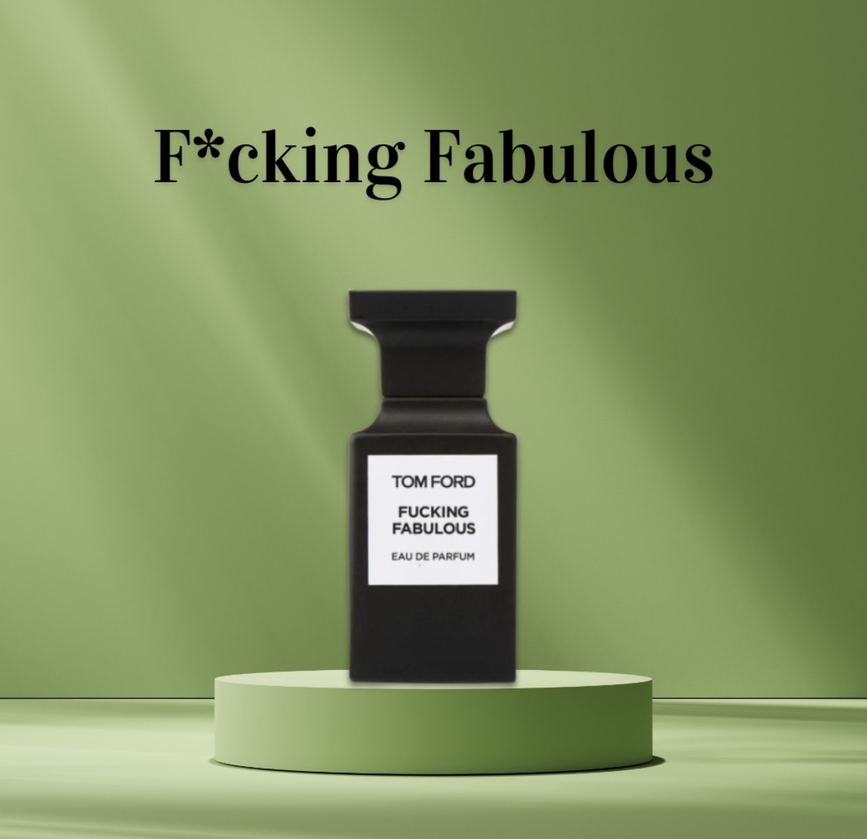 F*cking Fabulous perfume bottle from Simi Secret, Lagos