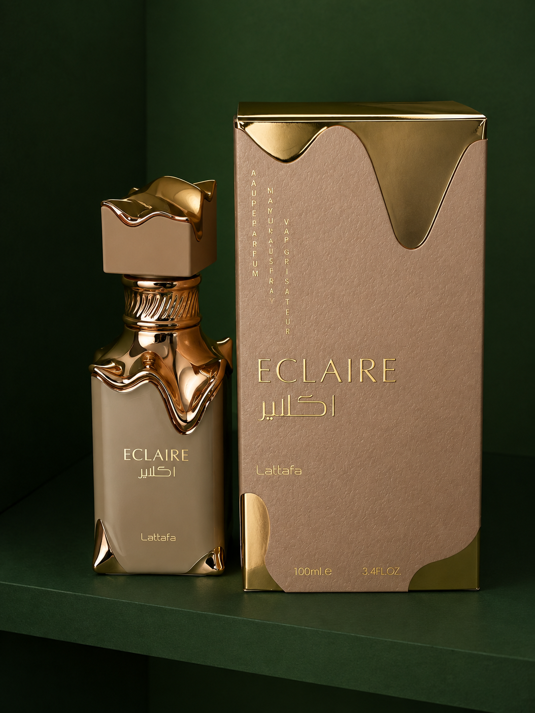 Lattafa Eclaire perfume bottle from Simi Secret, Lagos